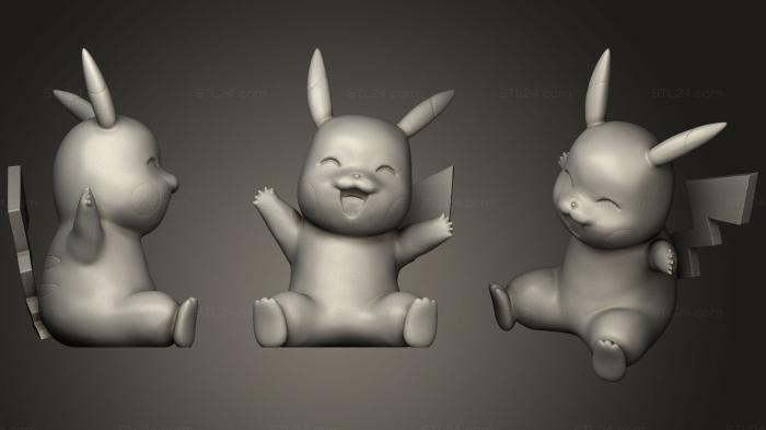 Toys (Pikachu(Pokemon), TOYS_0631) 3D models for cnc
